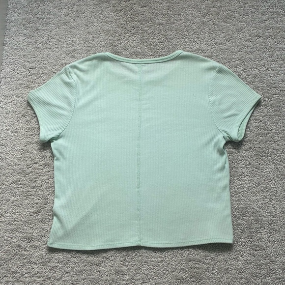 GUC Arizona Jean Company Mint Green Baby T-Shirt Crew Neck Short Sleeve - Picture 3 of 4